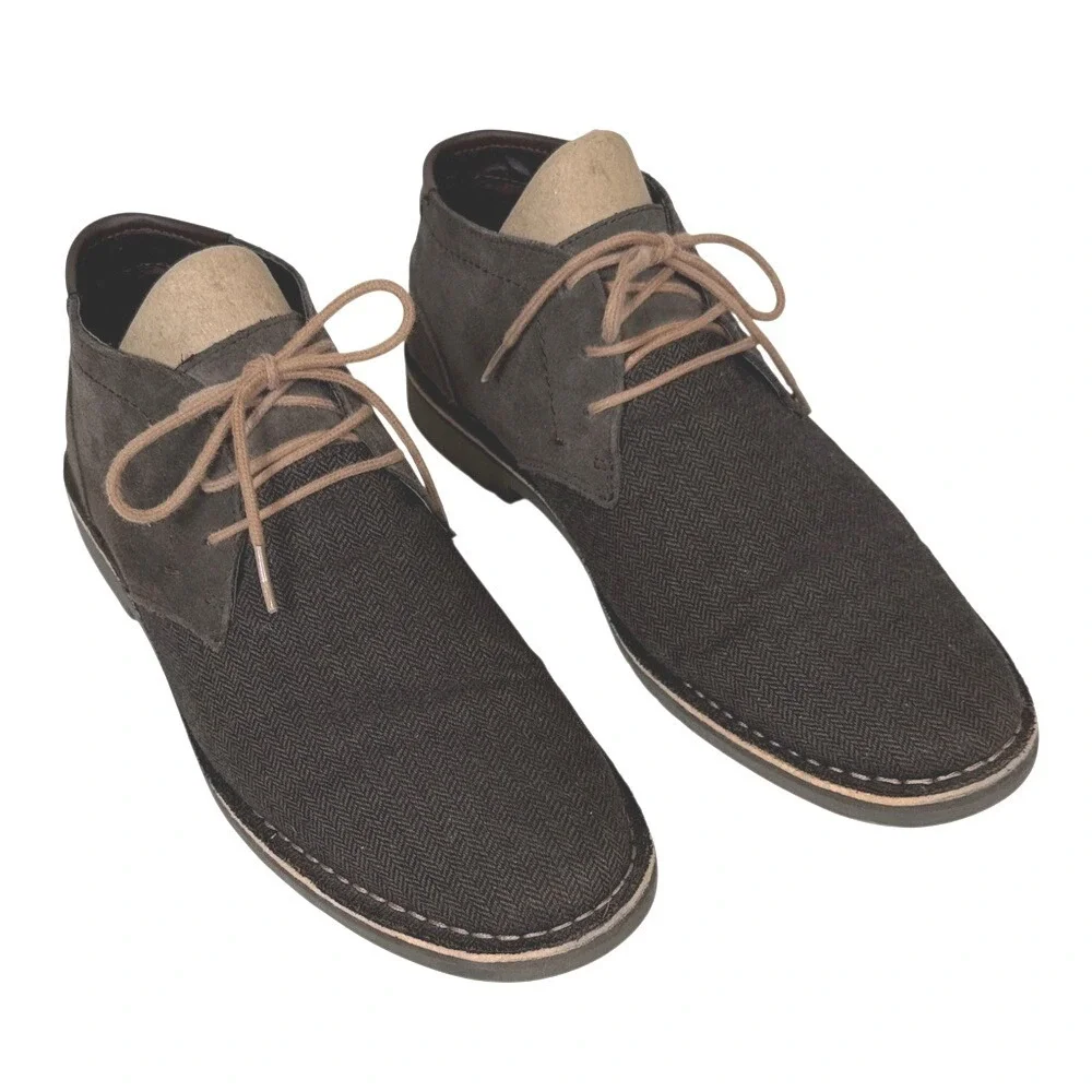 Reaction Kenneth‎ Cole Men's Brown Suede and Chukka Boots Size 12